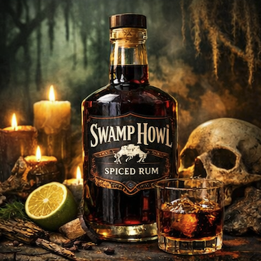 Swamp Howl Spiced Rum bottle